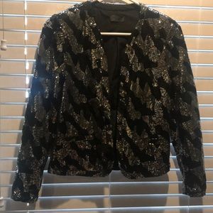 Black sequin blazer